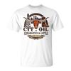 Vintage Ctt Oil Exploration And Cattle For Women T-Shirt