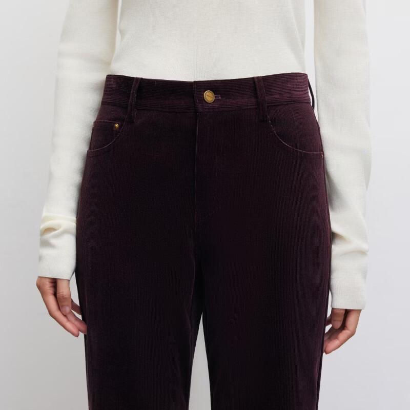 VEROMODA Women's Retro Flared Cotton Blend Pants