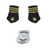 US Police Costume Hat: Octagonal Role-Playing Accessory
