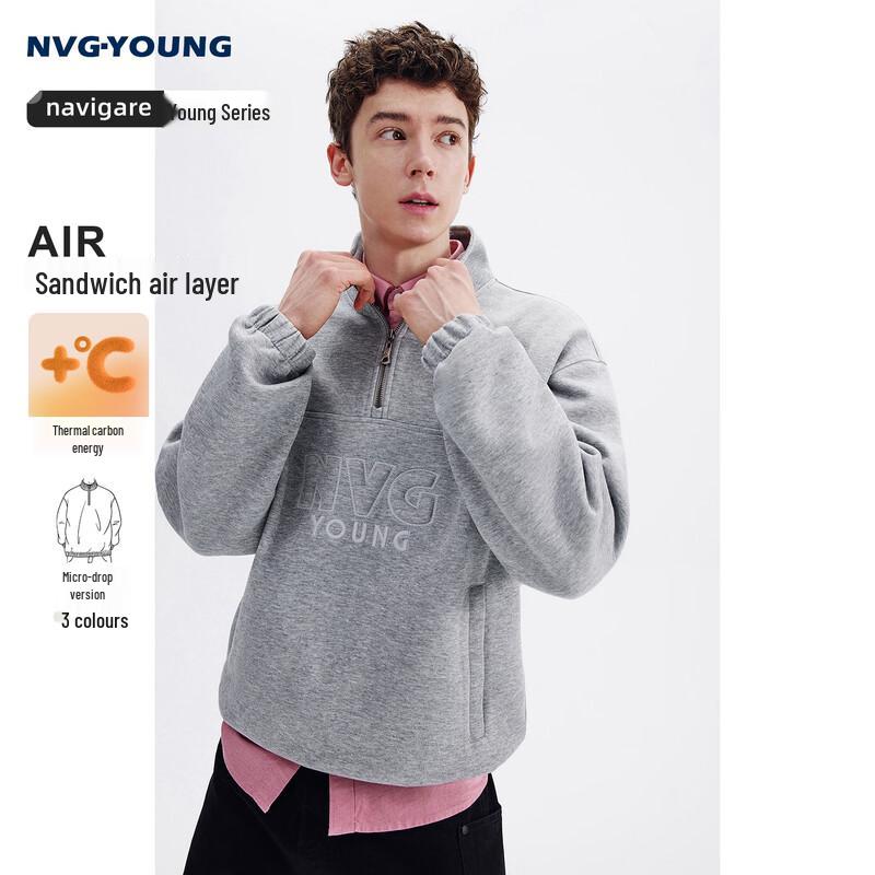 Navigare Men's Half-Zip Casual Sweatshirt