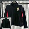 Mens Windproof Outdoor Sport Jacket Long Sleeve V-Neck Thick Lightweight Training Coat Running Hiking Football