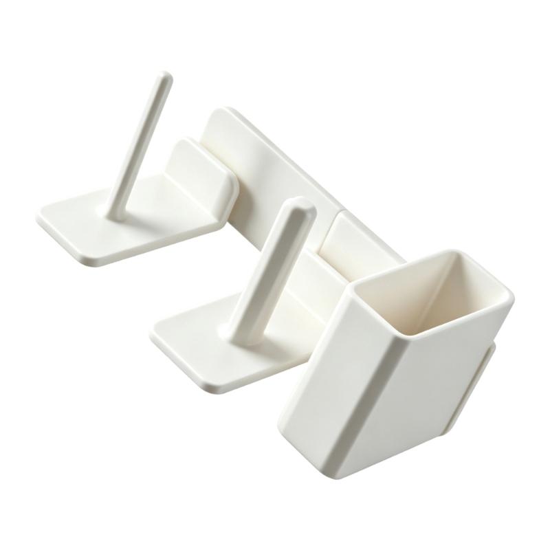 Beverage Station Cup and Straw Storage Rack Paper Cup and Lid Holder for Coffee Corners and Offices