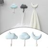 3 Piece Wall Hooks Waterproof Mount for Towel Rail Kitchen