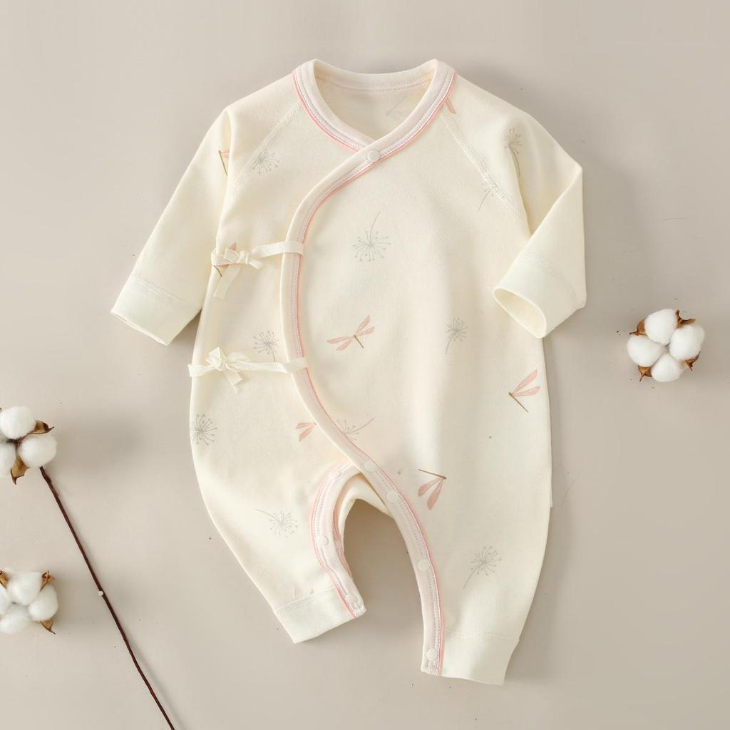 Newborn Baby Jumpsuit - Pure Cotton, Spring & Autumn, 0-6 Months, Base Layer & Crawling Rompers.