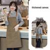 Shangqi Thickened Canvas Kitchen Apron