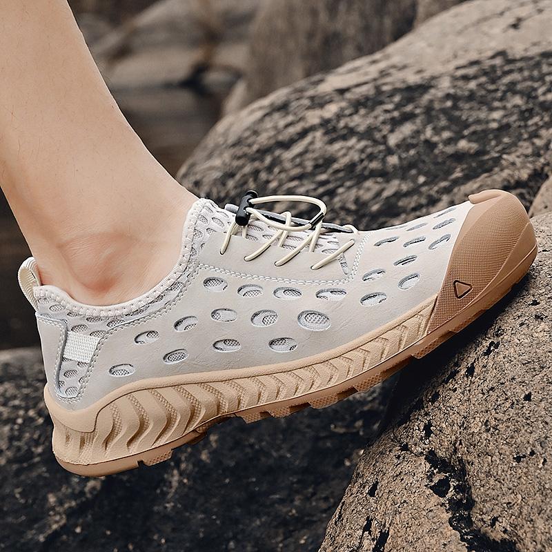 Summer Breathable Outdoor Casual Shoes Men Sneakers Antiskid Slip On Walking Shoes Moccasins Man Shoes