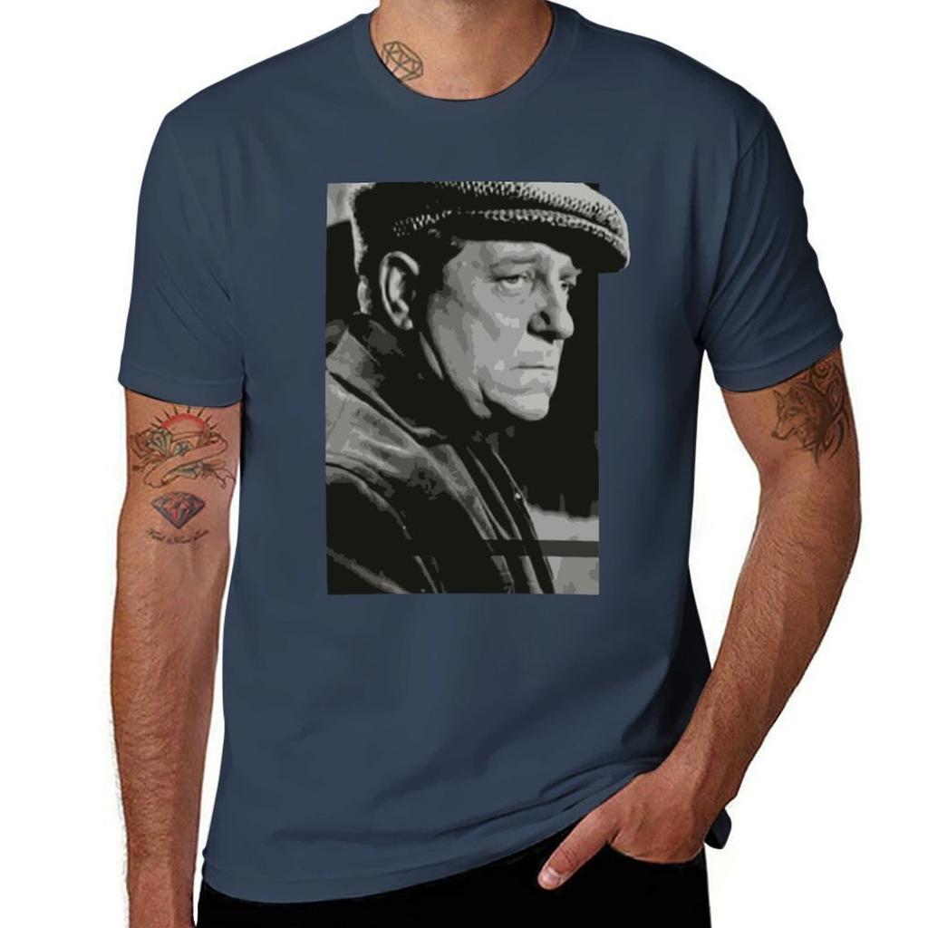 T-shirt Jean Gabin Stampa Moderna T-shirt Casual