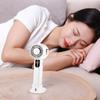 New High Speed Powerful Fan Usb Smart Display Mini Handheld Fan Portable Rechargeable Turbo Small Fan Pocket Desktop Small Electric Fan