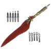 Carved Pattern Dip Pen Feather Shaft Engraved Dip Pen Vintage Signature Pen  Thing Collection