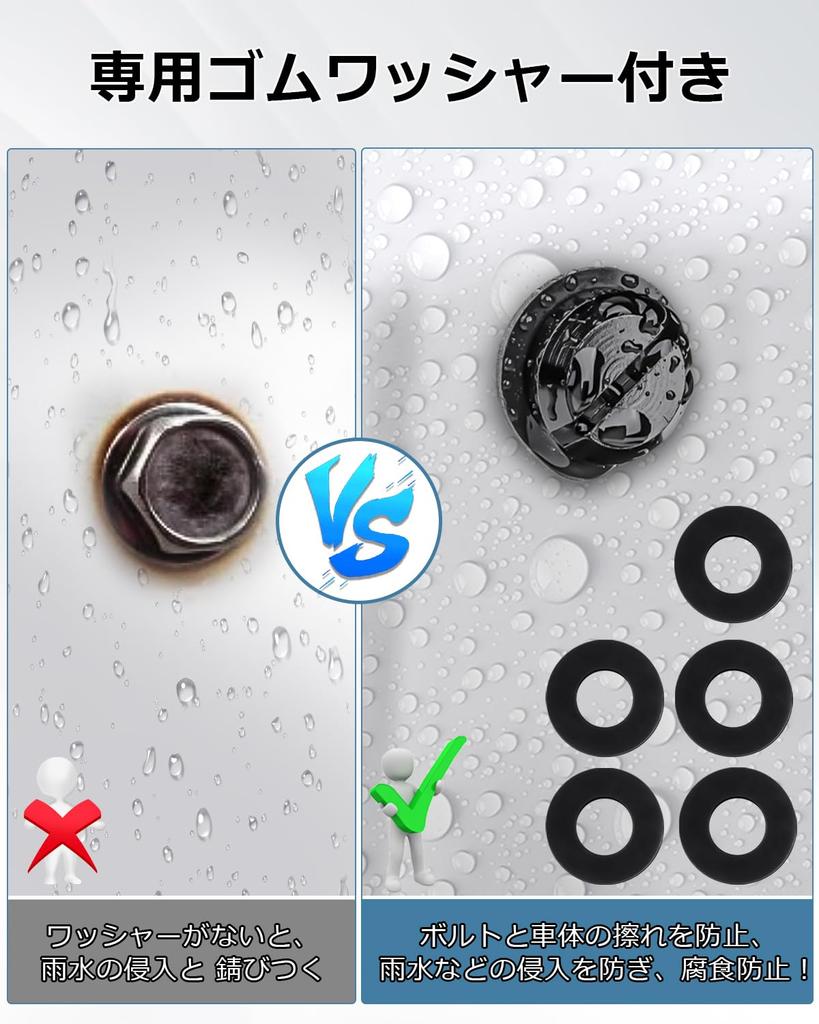 Auto-Spezifikation Suzuki Jimny Bolzen, Spezielles Design, Heckklappenbolzen, Kappe für reserveradlose Montage, JB64,