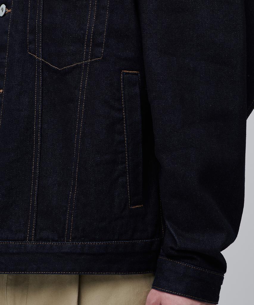 Musinsa Standard Relaxed Denim Trucker Jacket [Deep Indigo]