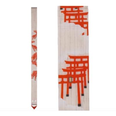 Kyoto Rakuan Thin Tapestry Japan 10 X 170cm Linen Tapestry Hanging Scroll Interior Display Japanese Modern Senbon [Senbon Torii] / Approx.