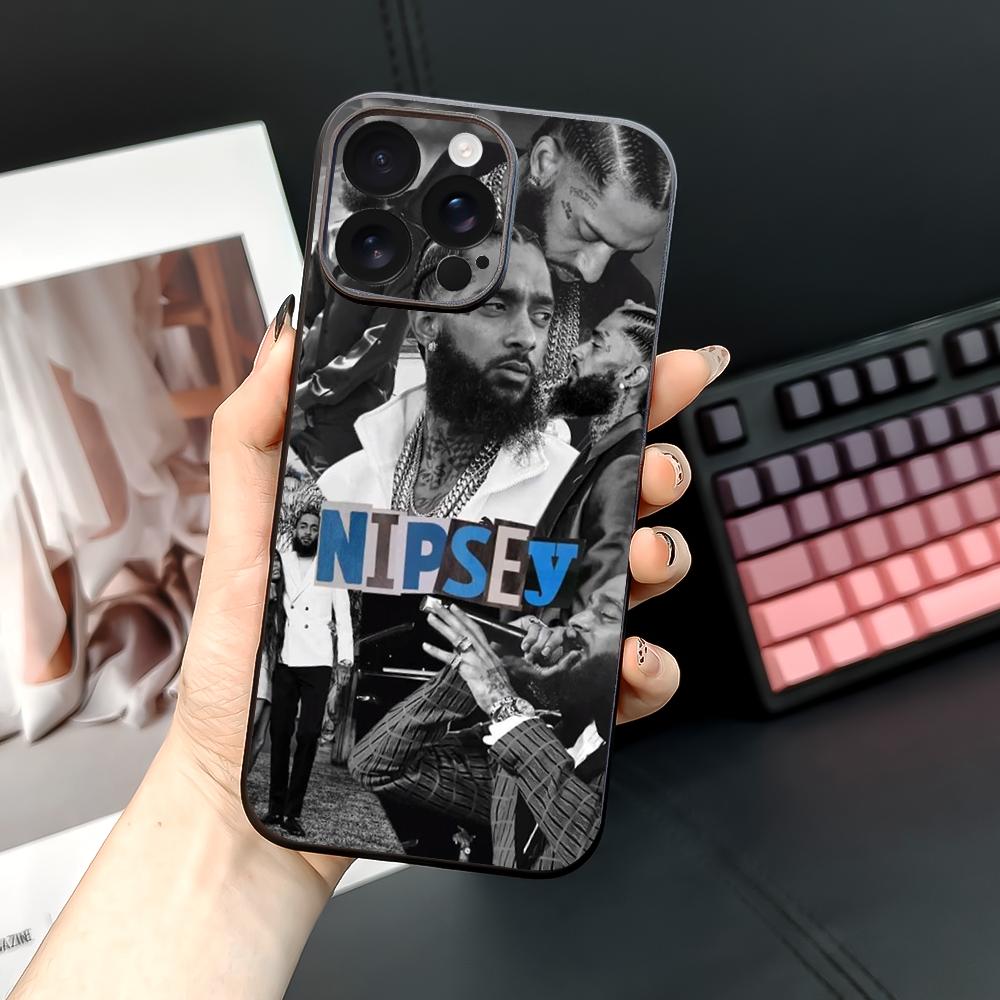 Чехол для телефона N-Nipsey RAPPER H-Hussle для iPhone 16 15 14 13 12 11 PRO MAX PLUS Mini из мягкого ТПУ, приятный для кожи iPhone13