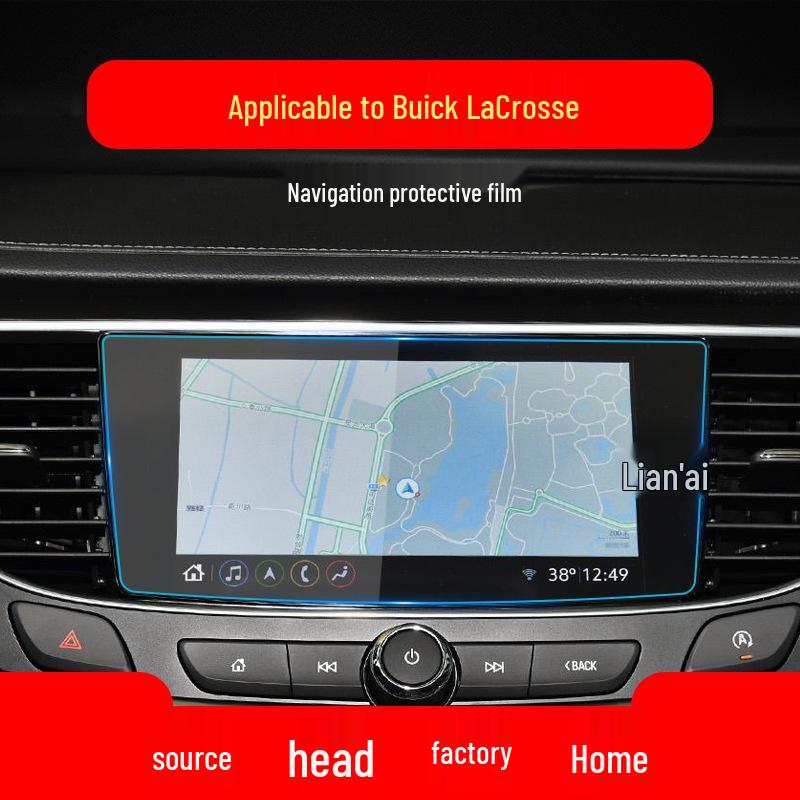 25er-Pack Buick LaCrosse/Envision+ Gehärtete Navigations- und Konsolen-Bildschirmschutzfolien