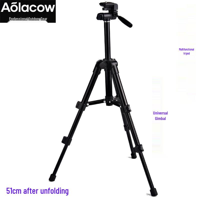 

Aolacow Mobile Camera Tripod for Selfies and Outdoor Beauty Shots with Enhanced Stability