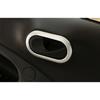 2PCS Matte Silver Inner Door Handle Frame Trim For Benz Smart Fortwo 2015-