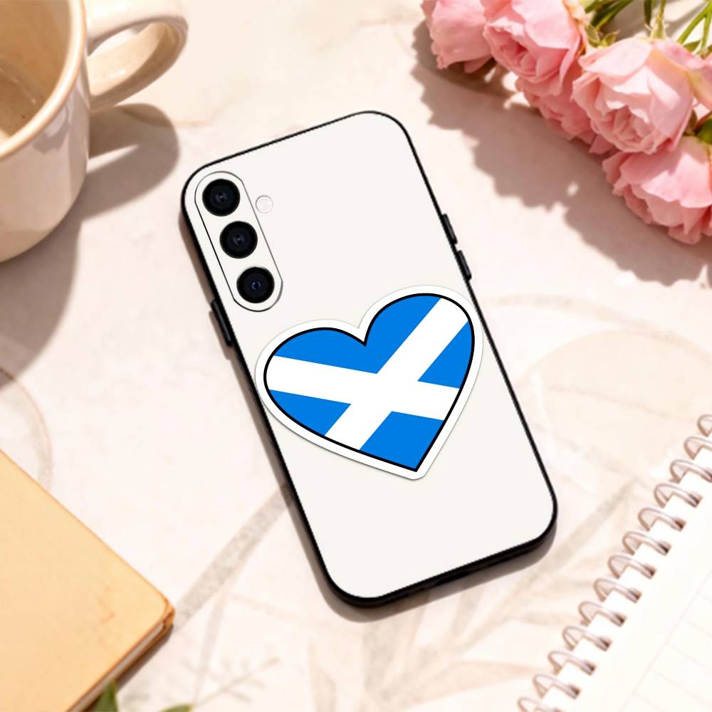 S-Scotland S-Scottish F-Flag phone Case For Samsung Galaxy A73,A72,A71,A70,A53,A52,A51,Others Soft Black Shell