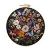 Practical Embroidery Set For Butterfly Designs Sturdy Cotton Fabric Easy Instructions For Hobbyists
