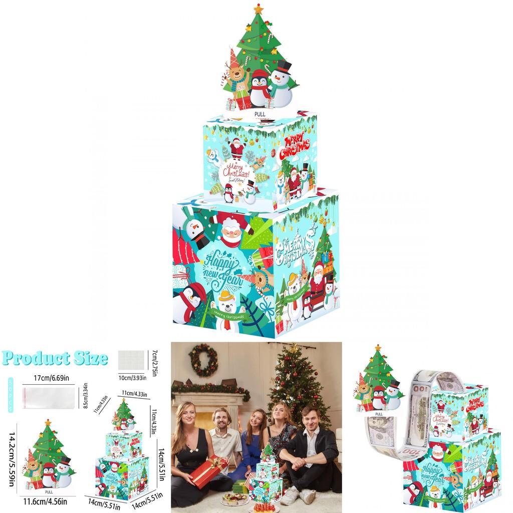 Christmas Gift Box With Cardboard Material For Holiday Party Decor And Surprises