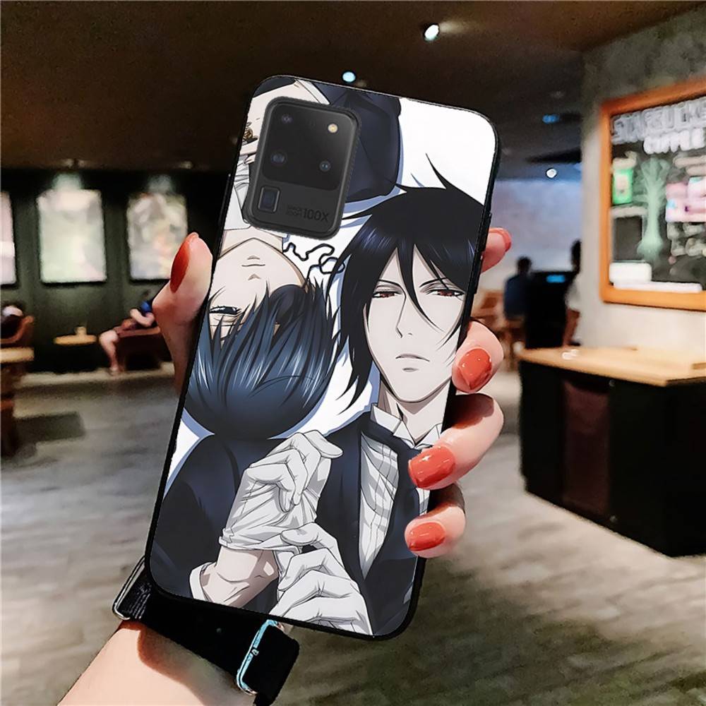 Anime Black Butler Phone Case For Samsung S 24 Fe 25 Ultra Plus 20 Lite 21 30 22 23 24 22 Ultra 5G Fundas