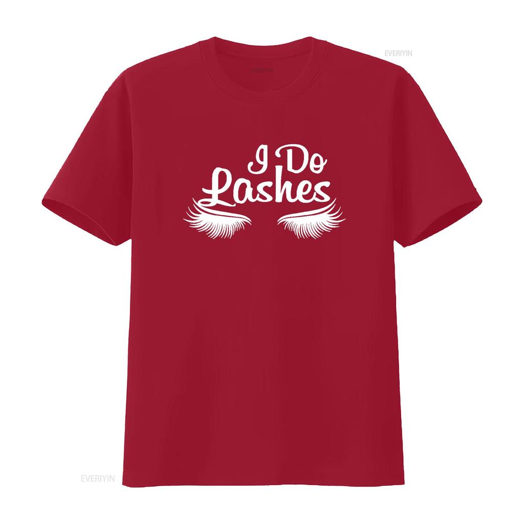 I Do Lashes Makeup Beauty T shirt vintage Washed Soft Casual Breathable streetwear Stylish Top For Everyday Wear Slightly homme