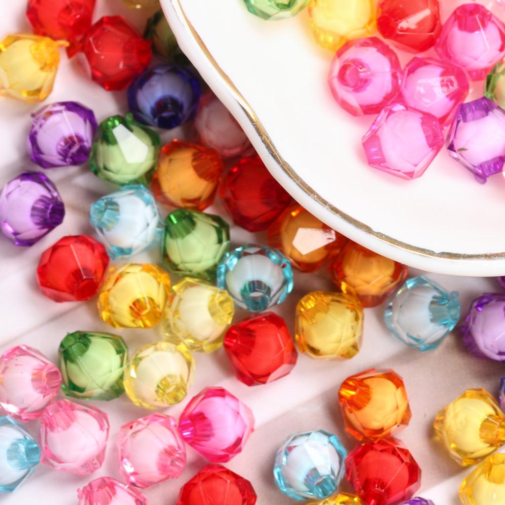 Transparent Pendant Candy Color For Jewelry Making DIY Crafts Oval Wholesale Loose Beads Necklace Bracelet Acrylic