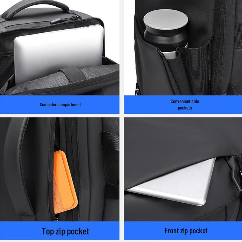 Men's Fashion Large Capacity Multi-functional Backpack