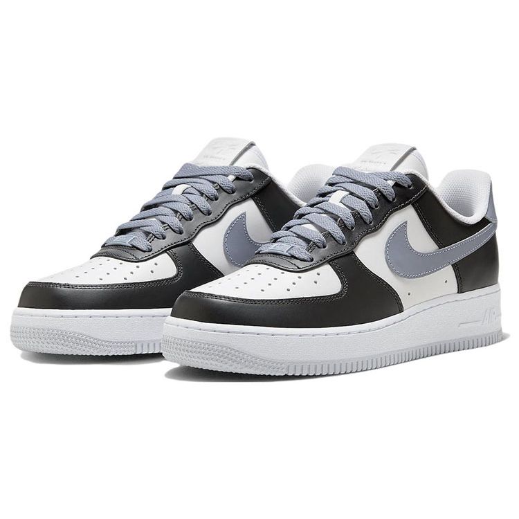 Nike Air Force 1 Toothbrush Leather Slip Resistant Lightweight Low Top Skate Shoes Unisex Sneakers White Black Gray FD9065-100