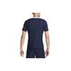 Nike Dri-FIT ADV Logo Animal Print Crew Neck Casual Short Sleeve Football Shirt Men Tops Blue FJ1899-498