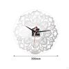 12" Islamic Wall Clock Quartz Clocks Silent, Battery Operated Modern Watches Acrylic for Muslim Eid