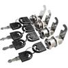 Zinc Alloy Rotary Tongue Cabinet Lock Set