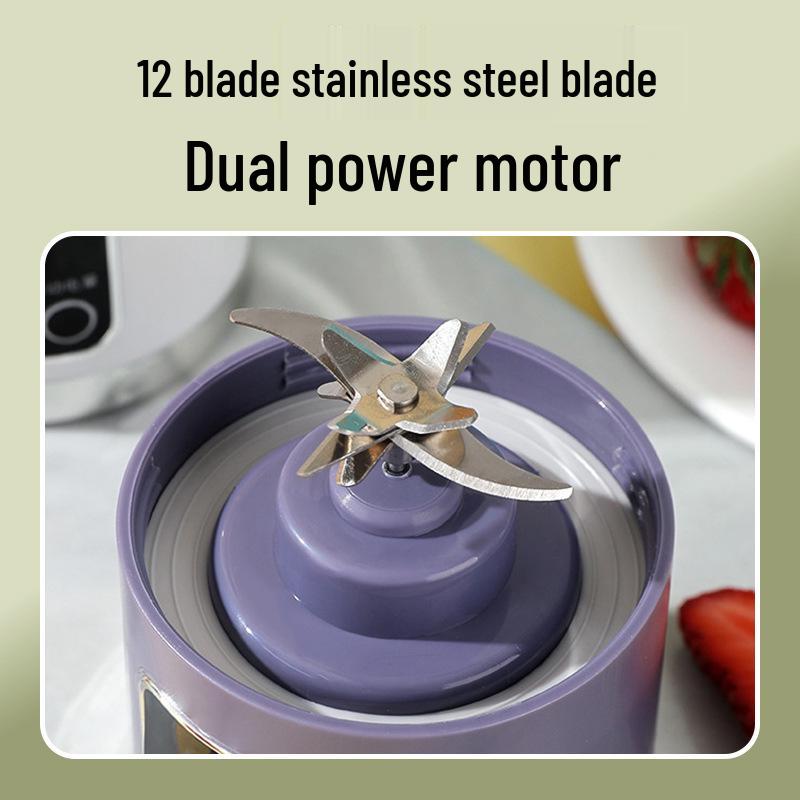 Premium Portable USB Rechargeable Juicer and Ice Crusher Cup