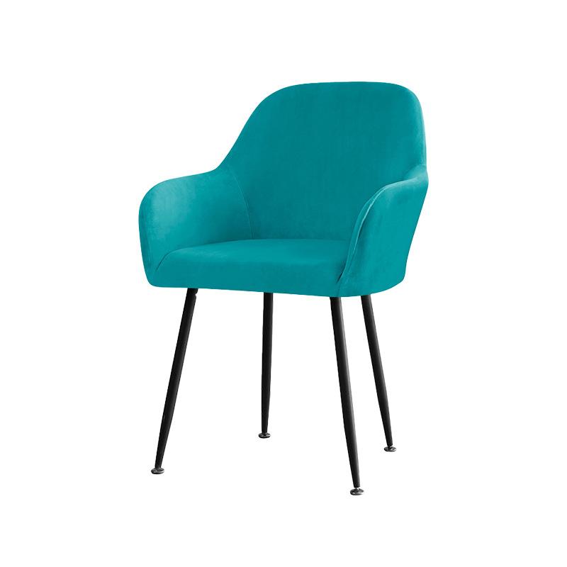 Verdickter Sesselbezug aus Silberfuchs-Samt, drehbarer Bürostuhlbezug, staubdichter Bezug, für Zuhause, Hotel, Esszimmerstuhl, Stuhlbezug, High-End