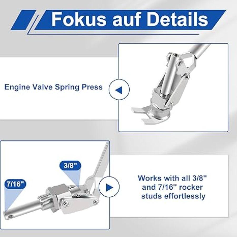 Universal Valve Spring Compressor Kit for Precise Removal and tallation of Va