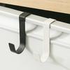 2-Pack No-Punch Bathroom Cabinet Door Hooks - Carbon Steel, Load-bearing, Multifunctional Wall-Mounted Design