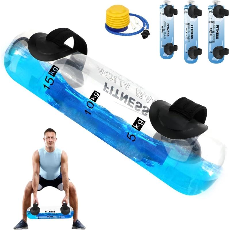 Adjustable Water Weight Training Bag Water Weight Workout Sandbag Stability Fitness Equipment For Strength Training