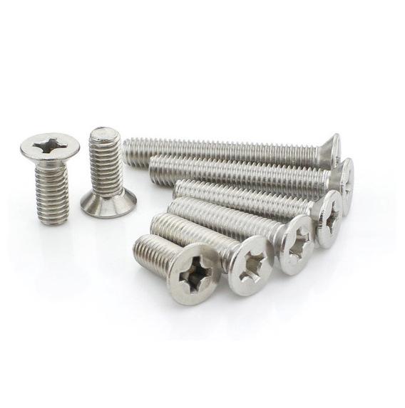 GB819 Stainless Steel Phillips Head Countersunk Machine Screw for Cabin Décor Panel Fixing