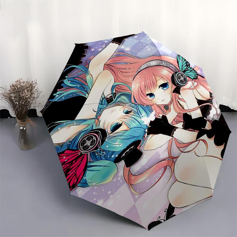 1pc Anime Character Outdoor Umbrella - Automatic Opening/Closing, 3-Fold Design, 8-Bone Iron Frame, Perfect Gift for Fans, Travelers, Daily Use, and F