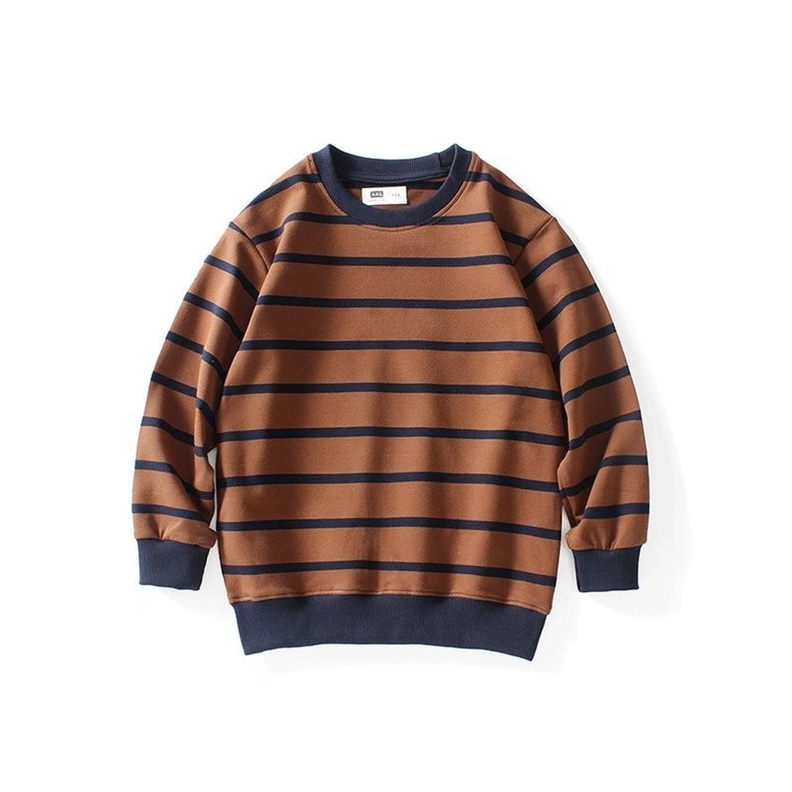 Boys  Long Sleeve T-Shirt Undershirt For Kids 160 кофейный