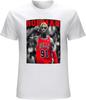 Men'S New The Worm Dennis Rodman Basketball Legend Print T Shirt White