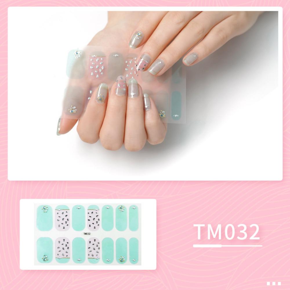 Aufhellender dreidimensionaler Nagelaufkleber Vollaufkleber wasserdichter Nagelpatch Fortgeschrittener Sinn Einfacher Wind Nagellack Kleber