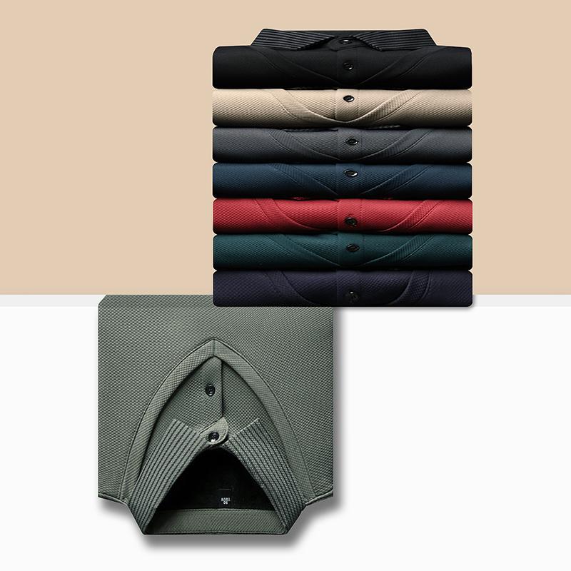Solid Fake Two-Piece Lapel Versatile Shirt Tops, Breathable Long Sleeve Golf Shirt For Casual Daily Wear, Spring And Autumn