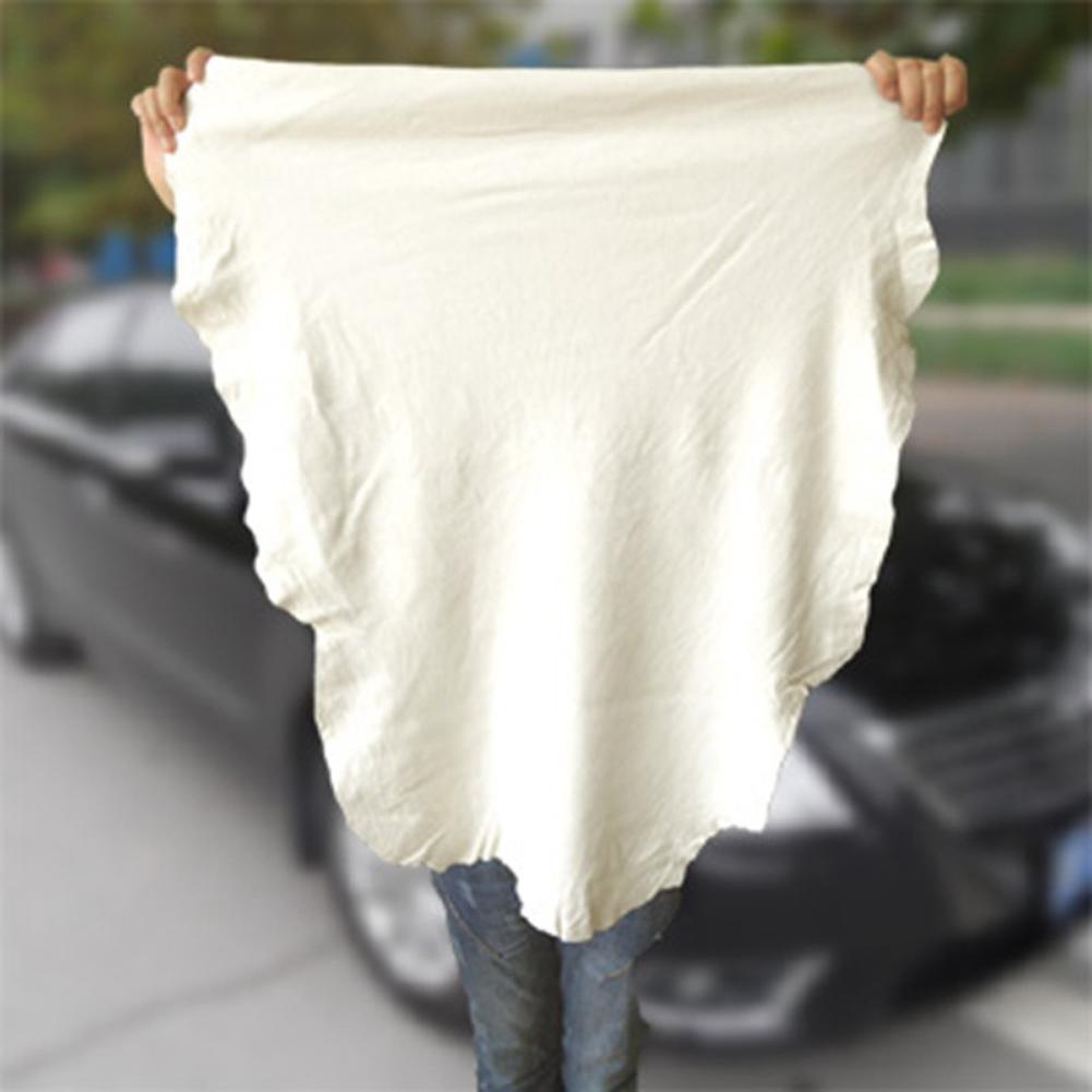 Natural Chamois Leather Car Cleaning Cloth Genuine Leather Wash Suede Absorbent Quick Dry Towel Auto Care Accessories