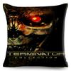 The Terminator T Cushion Cover Decor Classic Movie Robot Warrior Pillowcase Polyester Pillow Case for Sofa Home Car Xcm