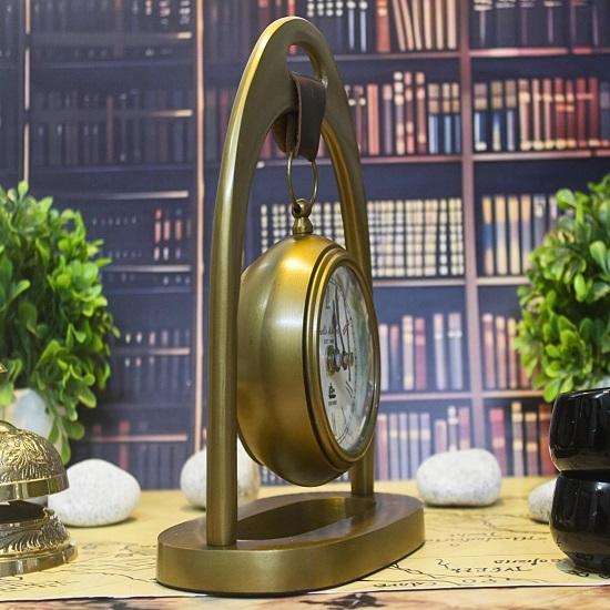 Franklin Murphy Aluminium Table Clock Desk Decor, Timeless Elegance Unique Gift for Him or Her.