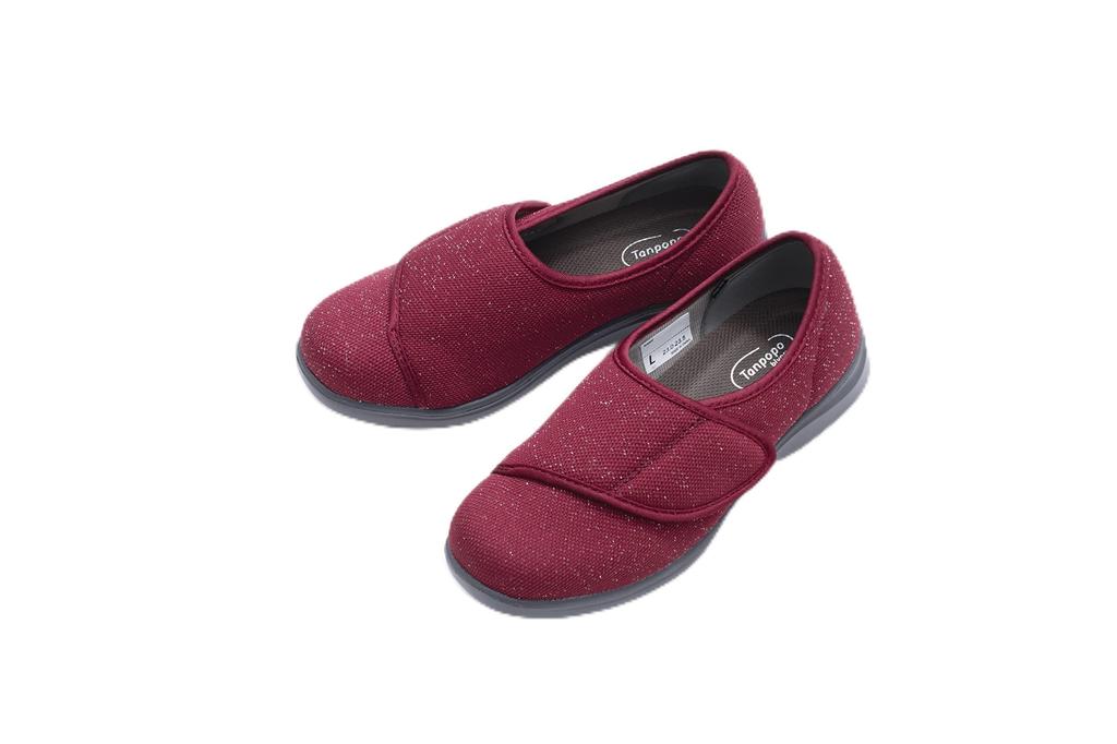 Lightweight Walk Wine L (Glitter) (23.0-23.5cm) (Width 3E)