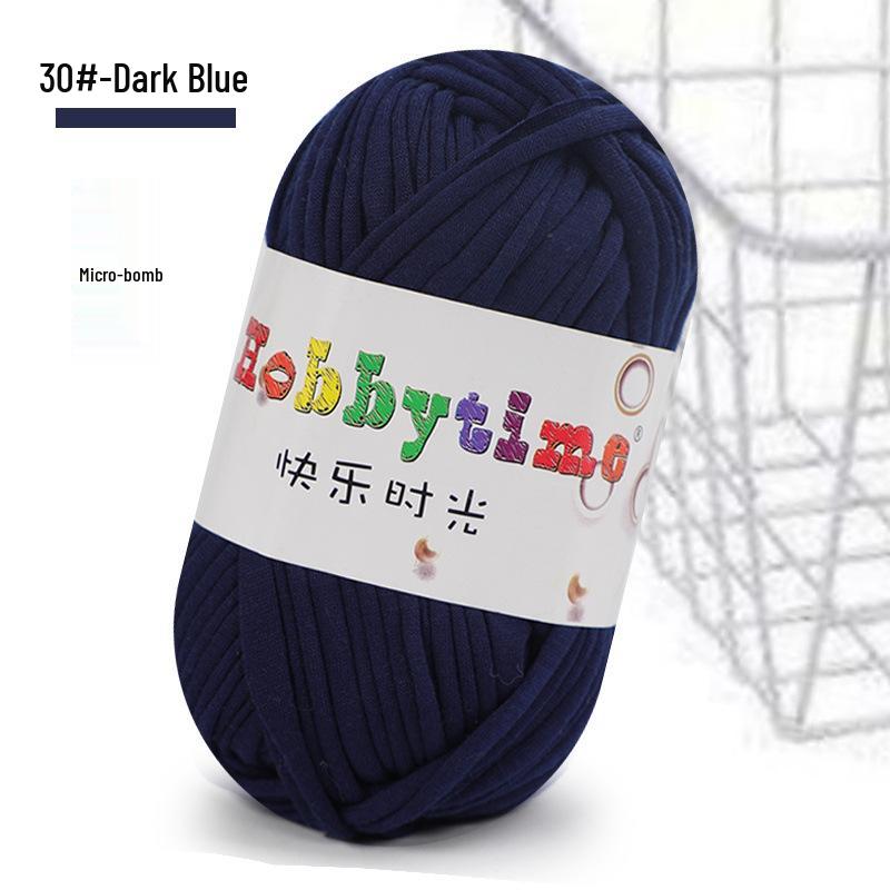 Cloth Strip Yarn DIY Crochet Kit: Handmade Bag, Knitting Material for Cushions, Carpets, and Dolls