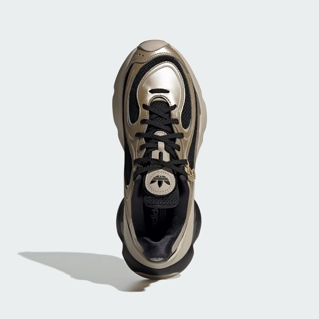 KI0583 adidas Originals Ozvenuz Core Black Cyber Metallic Wonder Beige (Women's)