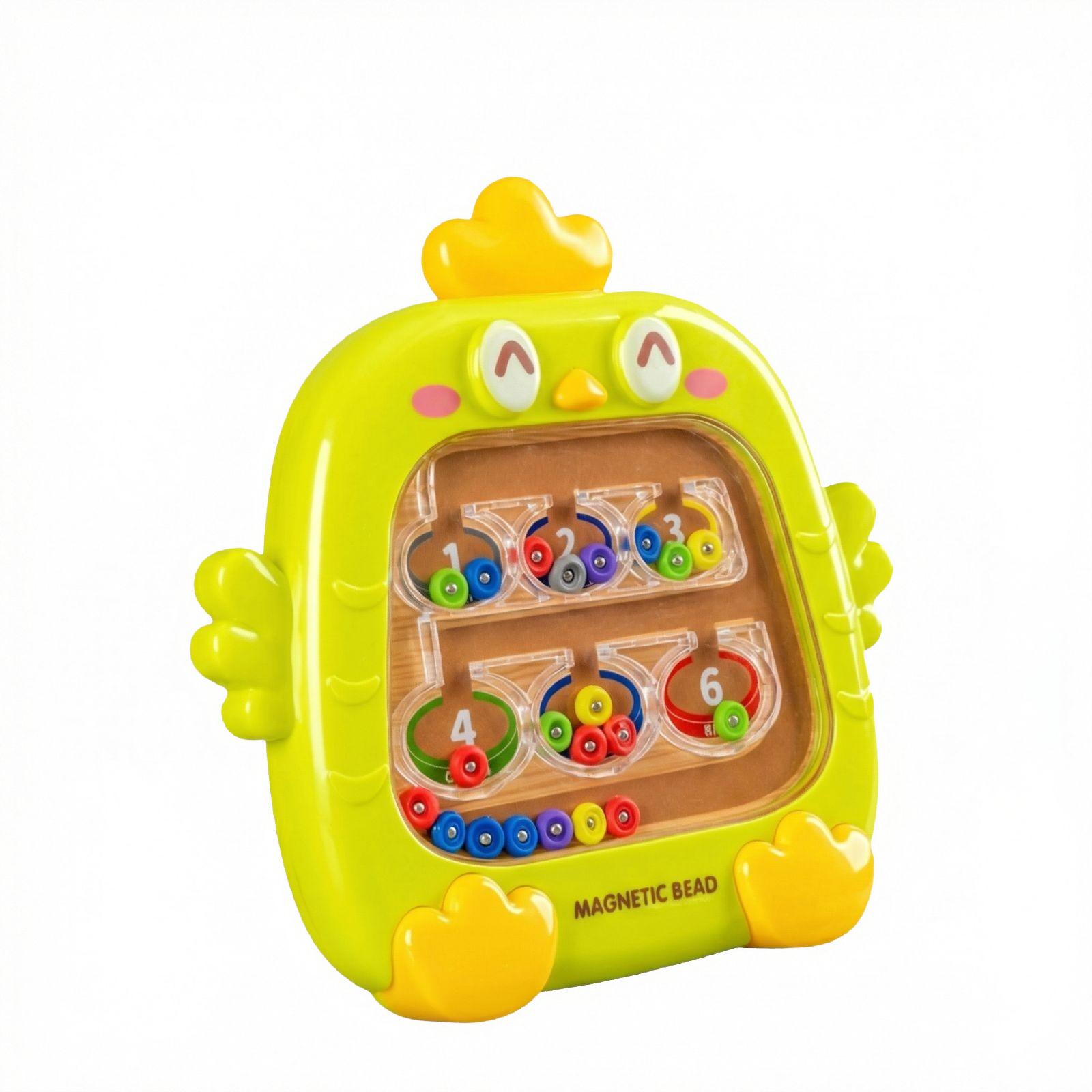 

Chicken Magnetic Pen Drawing Board Cartoon Cute Chicken Ball Catcher Machine Hand Eye Coordination Parent Child Board Game Puzzle Children s Toy One Size зелёный