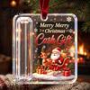 Acrylic Cash Surprise Pendant Christmas Money Holder Ornament Gift Hanging Decor with for Friends Festive Pattern Tree Giving Holiday Keepsake